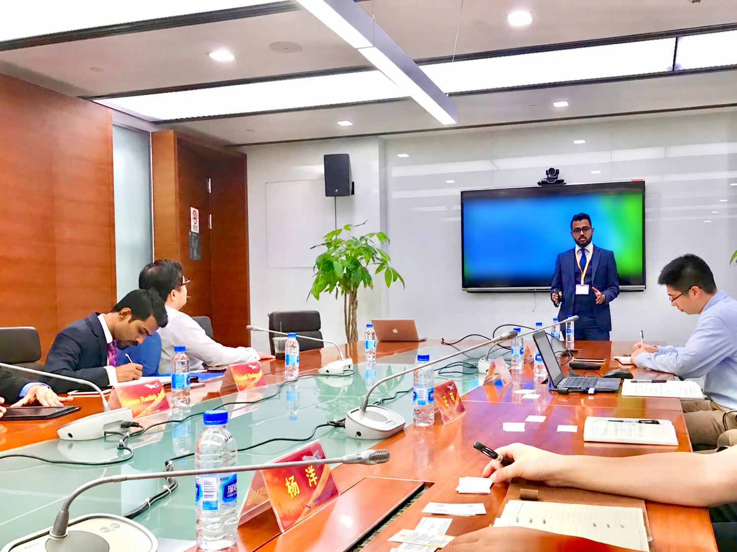 Presenting to COMAC in China